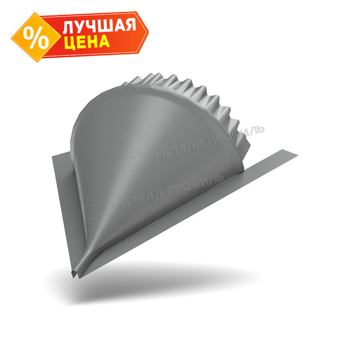 Заглушка конька круглого конусная (ECOSTEEL_MA-01-Сосна-0.5)
