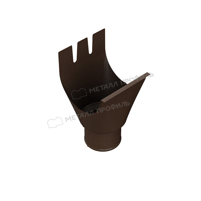 Воронка водосборная МЕТАЛЛ ПРОФИЛЬ Foramina PUR D100/300 Ral 8017