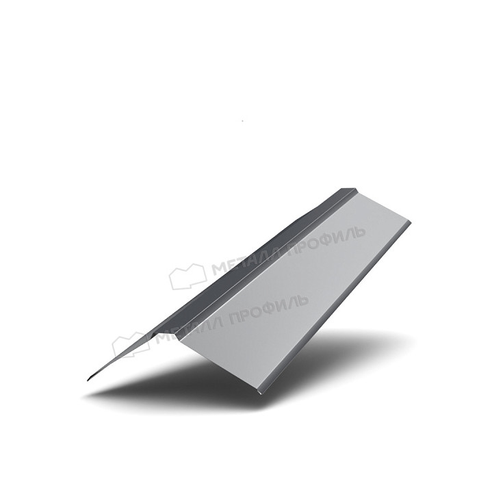 Планка конька плоского 120х120х2000 (ECOSTEEL_MA-01-МореныйДуб-0.5)