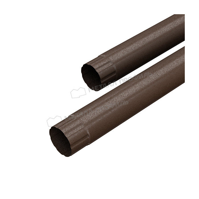 Труба соединительная МЕТАЛЛ ПРОФИЛЬ Foramina PUR D100х1000 Ral 8017