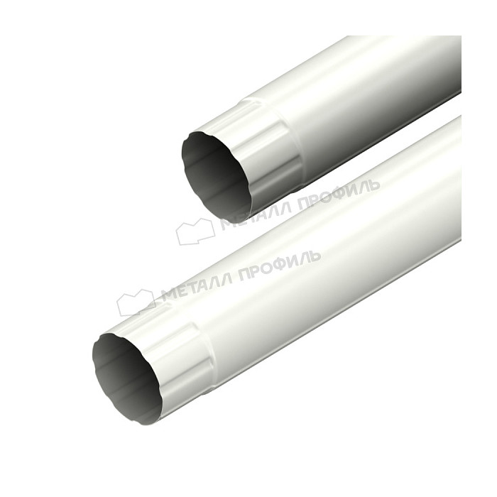 Труба соединительная МЕТАЛЛ ПРОФИЛЬ GRANDSYSTEM D90х1000 Ral 8017