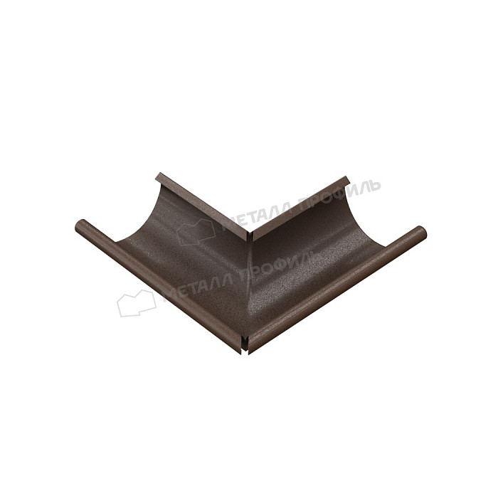Угол желоба наружный МЕТАЛЛ ПРОФИЛЬ Foramina PUR D125 Ral 3005